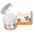 Yegbong Pet Wet Wipes - Gentle Tear Stain Remover for Dogs and Cats with Aloe Vera & Chamomile
