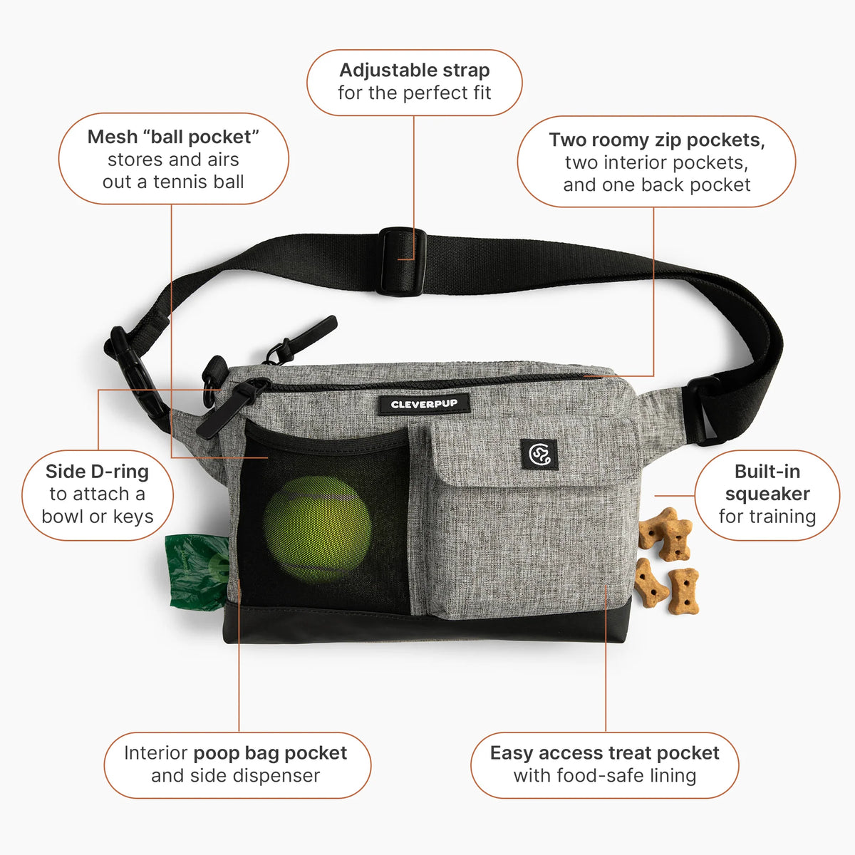 Dog Walk & Train Sling Bag