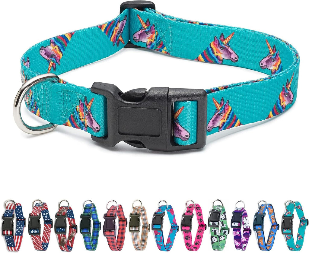 Animal Bug Themed Dog Collar (Unicorn, Large)
