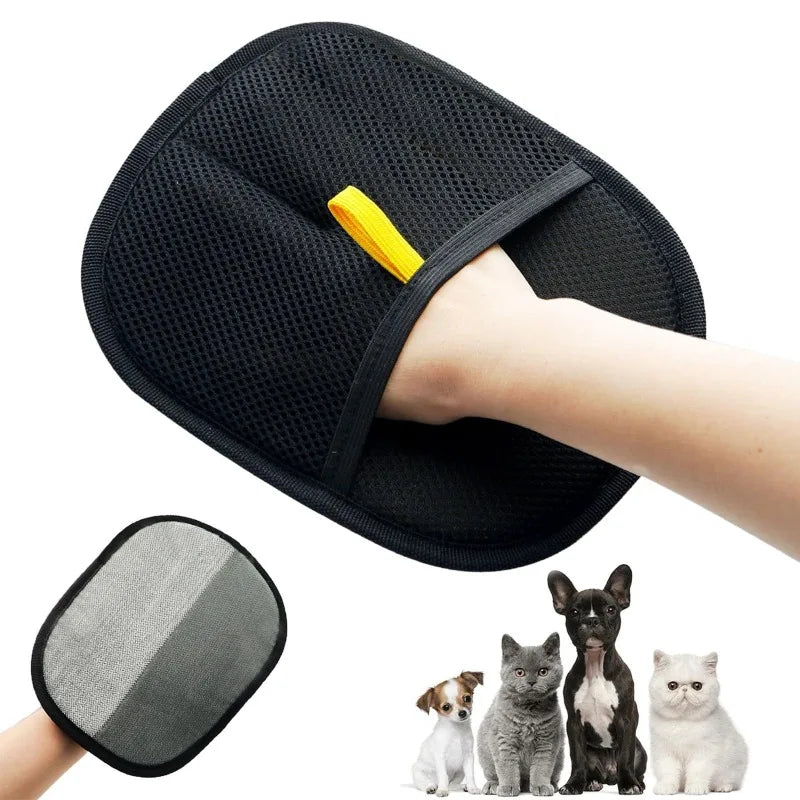 Pet Grooming Gloves Pet Hair Remover Brush Kitten Cleaning Glove Removing Dog Cat Hair from Sofa Carpet Clothes Pet Supplies﻿ ﻿