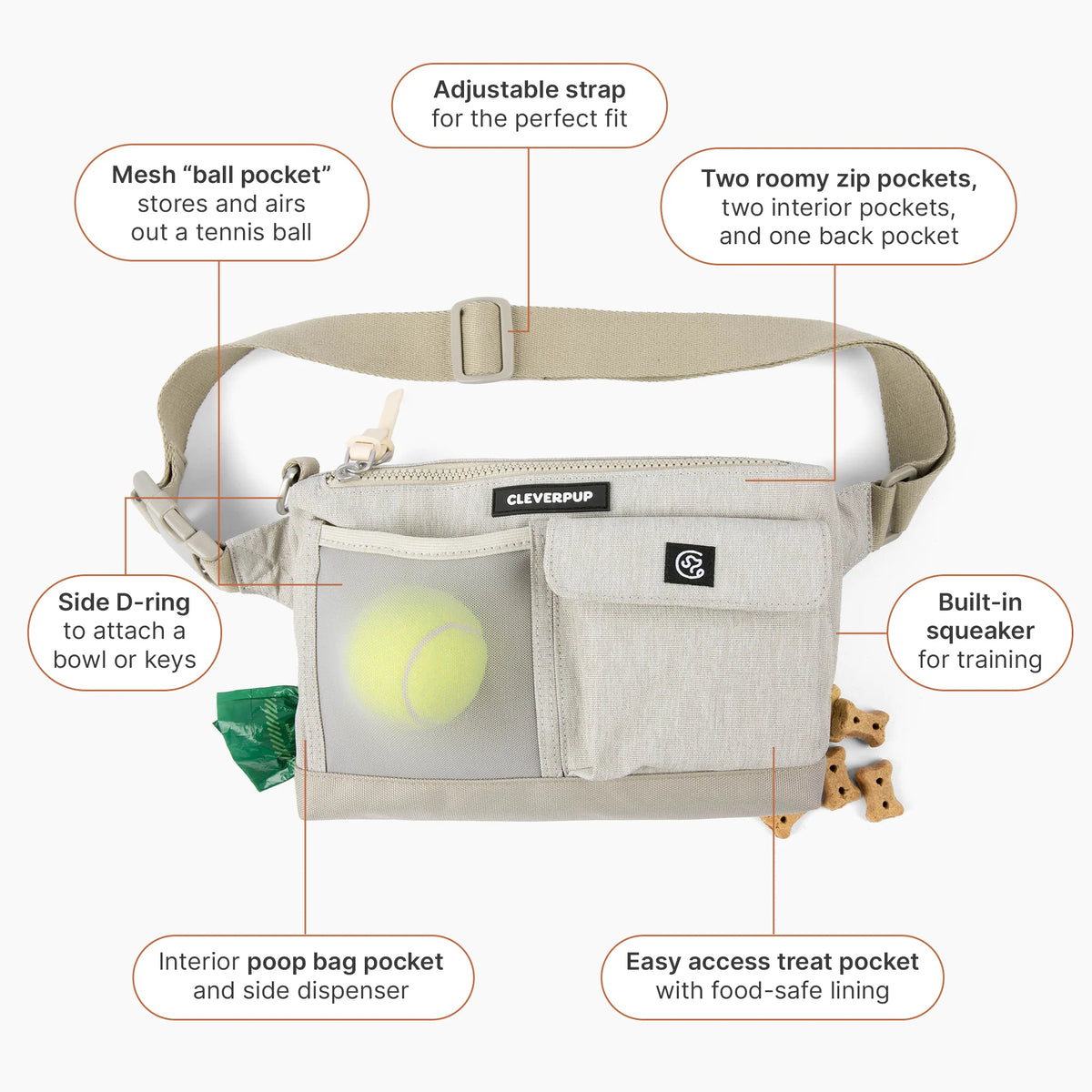 Dog Walk & Train Sling Bag