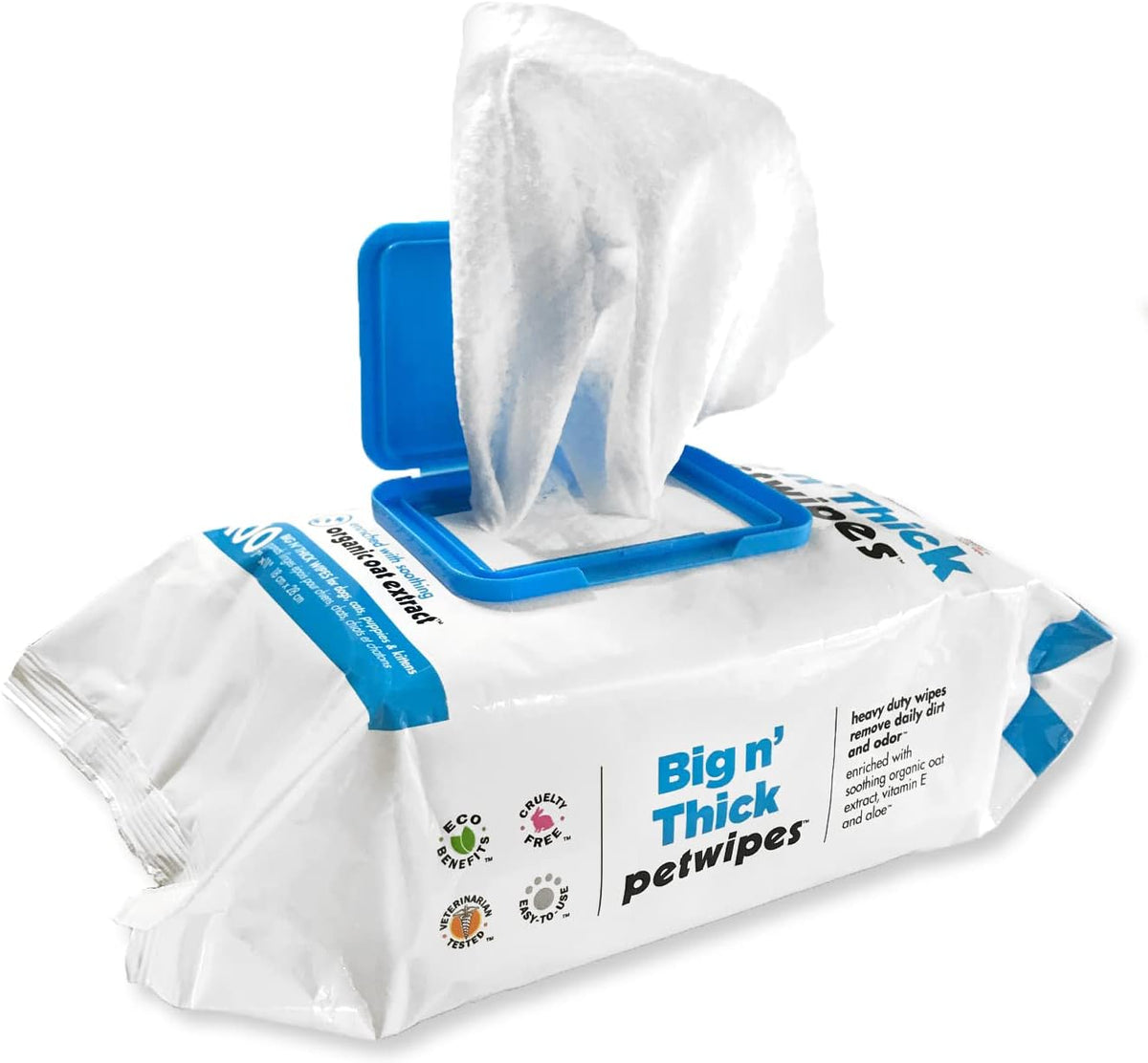 Ultimate Pet Wipes for Dogs and Cats - 400 Large Cleansing Wipes for Ears, Face, Body & More - Perfect for Home or Travel - 4 Packs of 100 Wipes