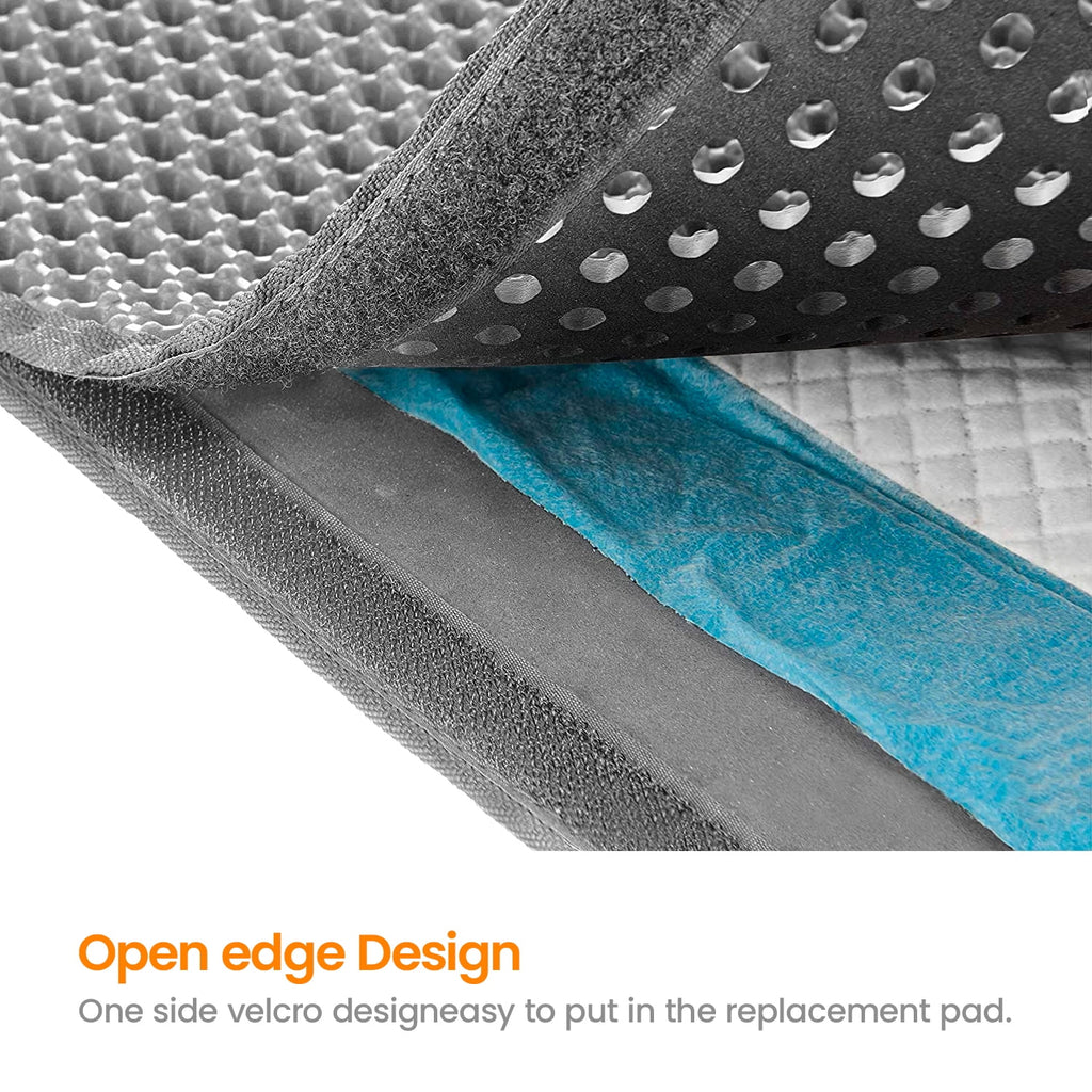 Cat Litter Mat - 30"X24" Honeycomb Double Layer, Urine Waterproof, and Easy to Clean