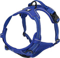 Ultimate Comfort Adjustable No-Pull Dog Harness - Reflective Vest for Medium Breeds in Royal Blue