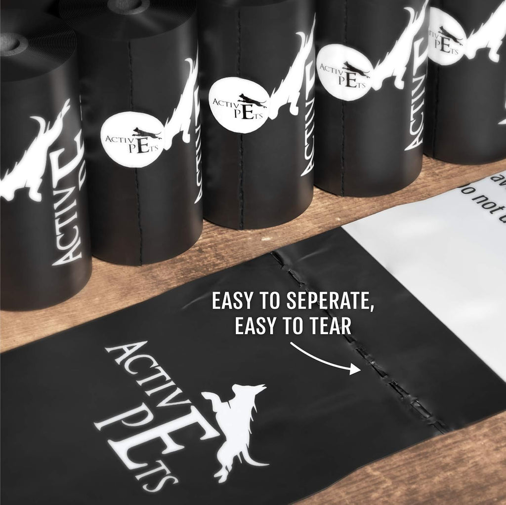 Extra-thick lavender-scented dog waste bags