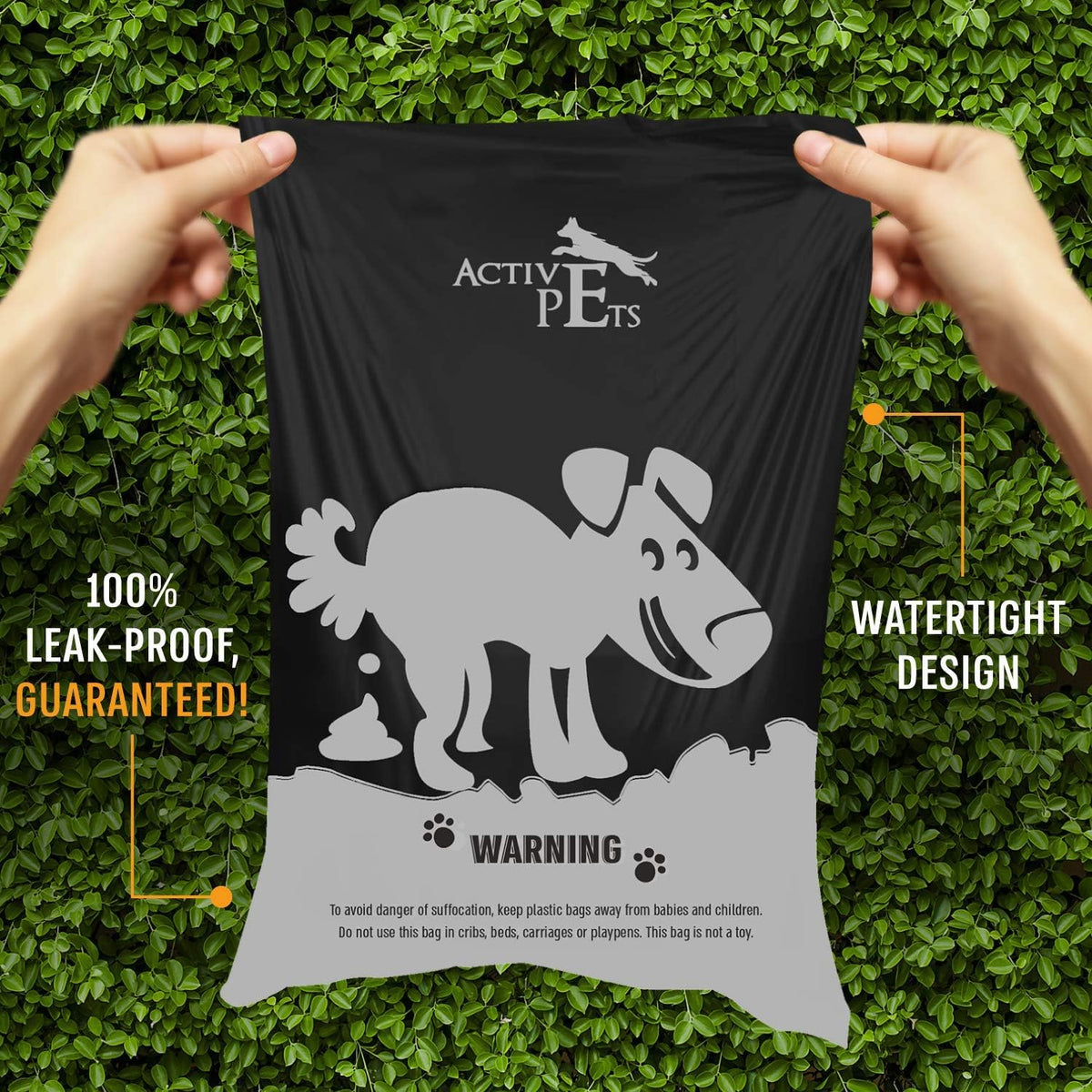 Extra-thick lavender-scented dog waste bags