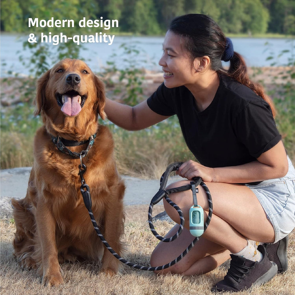 Stylish Misty Jade Dog Poop Bag Dispenser with Retractable Feature – Keep Your Walks Hassle-Free!