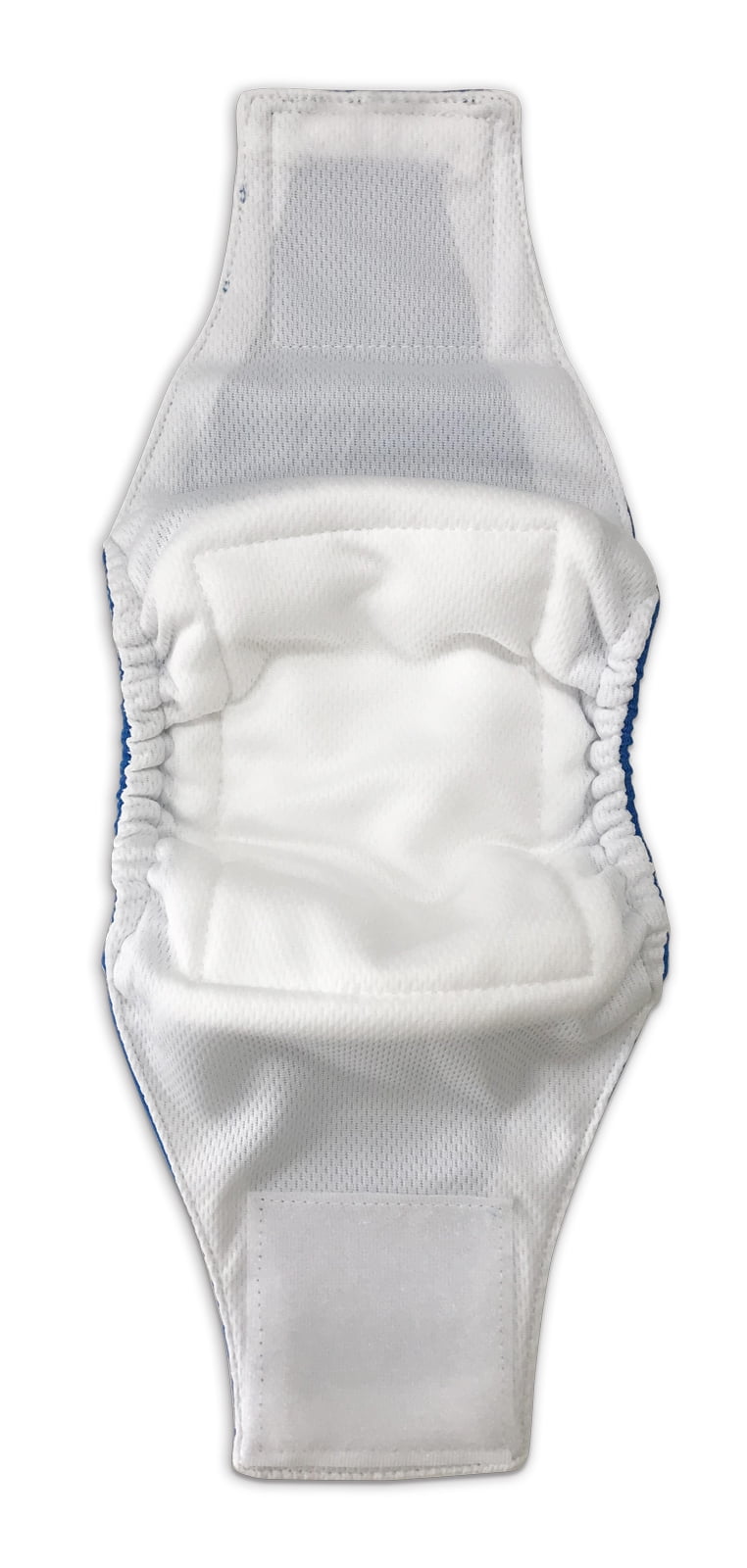 Reusable Male Dog Diapers, Washable Belly Bands for Male Dogs, Dog Wraps for Incontinence (Small (3Ct), Assorted (White Lining))