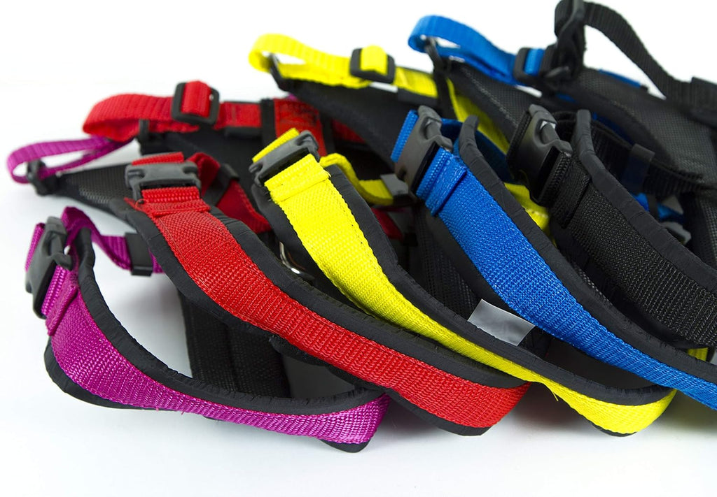 Dog Running & Hiking Harness - X-Small, Red, Reflective