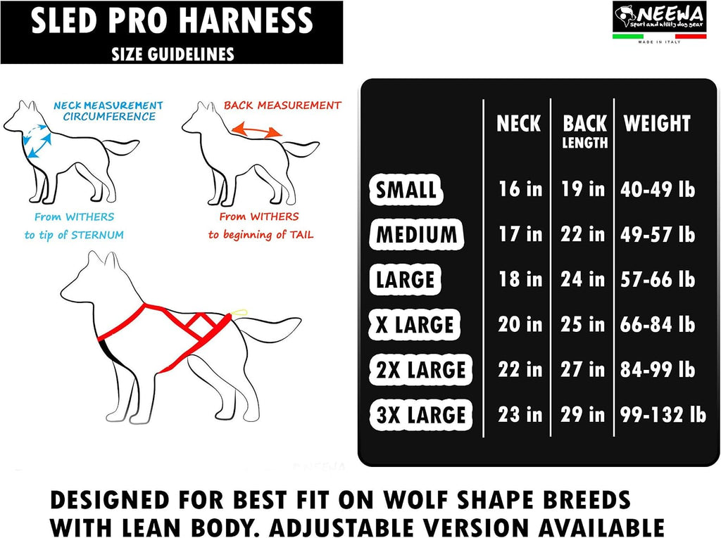 Pro Sled Dog Harness (Pink, Xx-Large (Neck 21 Chest 36 Back 25))