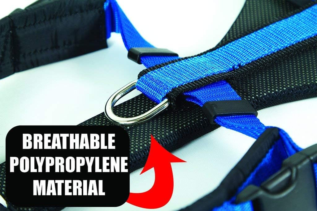 Dog Running & Hiking Harness - X-Small, Red, Reflective